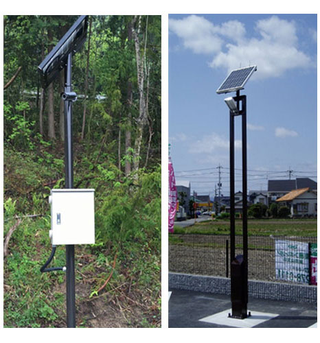 ソーラー街灯 | 富士商グリーンレーベル | 太陽光発電、カーボン ソーラー街灯 | 富士商グリーンレーベル | 太陽光発電、カーボン